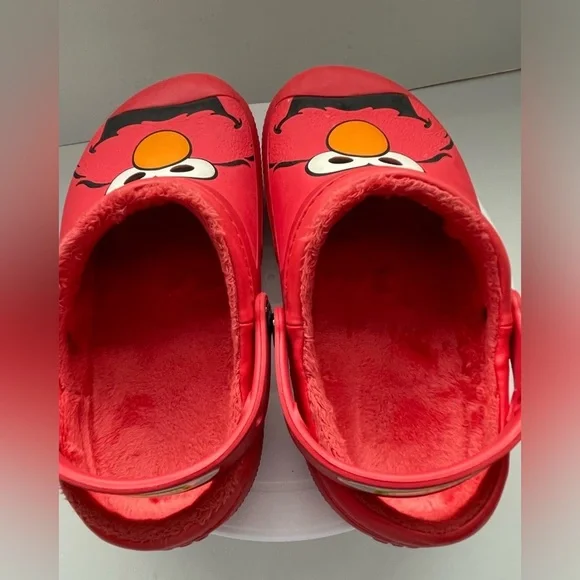 Kids Crocs Sesame Street Elmo Clogs - Size 3 - Picture 6 of 8